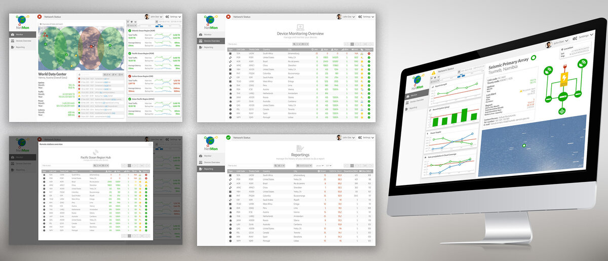 henrydesign.at: NetMon UI Design - Effortless Global Network Management